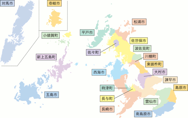 長崎全体地図