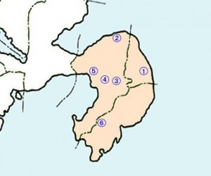 島原半島（まちなみ）地図