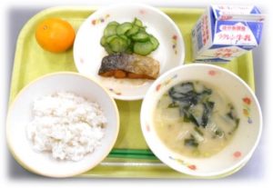 佐世保市の給食写真