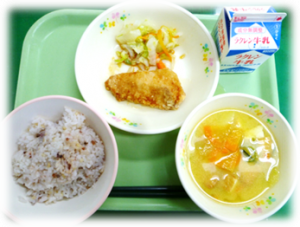 平戸市の給食写真
