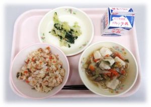 壱岐市の給食写真