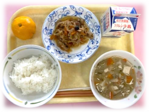 西海市の給食写真