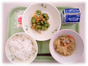 南島原市の給食写真