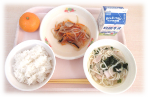 長与町の給食写真
