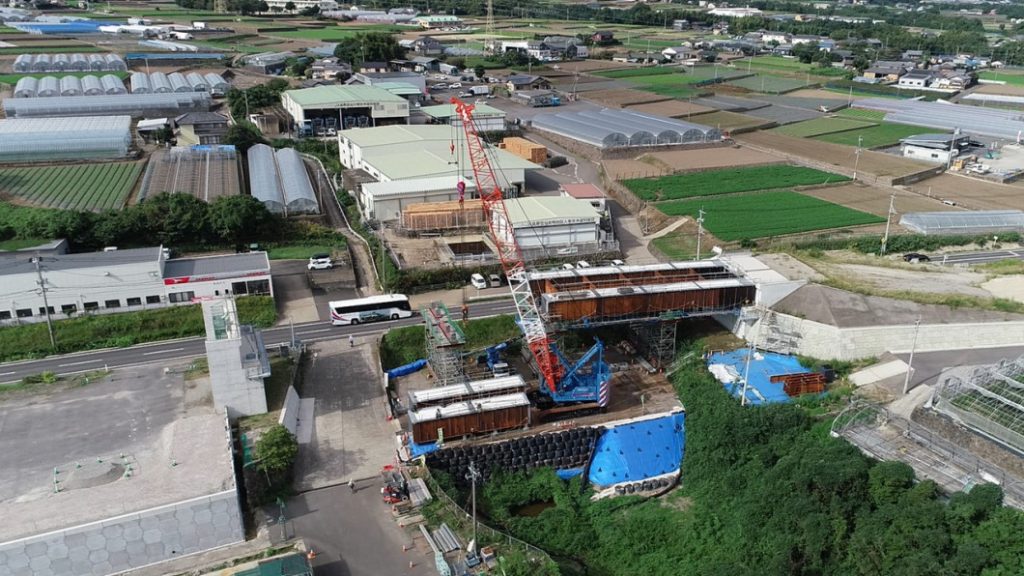 7号橋架設状況写真