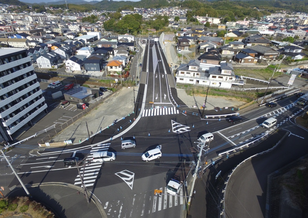 ドローン撮影(起点側)