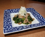 ほうれんそうと豚肉の炒め物画像