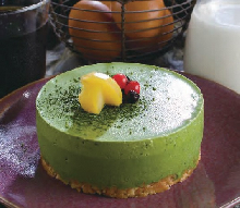 緑茶のチーズケーキ
