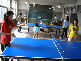 卓球の様子
