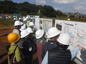 事業に関するパネル展示