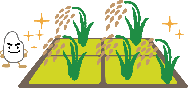 適応策を施した田んぼのイメージ図
