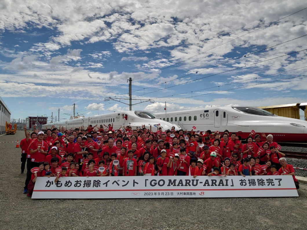 西九州新幹線開業１周年記念西九州新幹線かもめお掃除イベント
