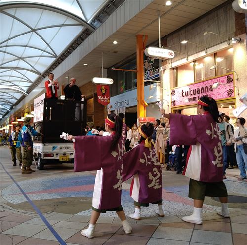 アーケード総踊り観覧